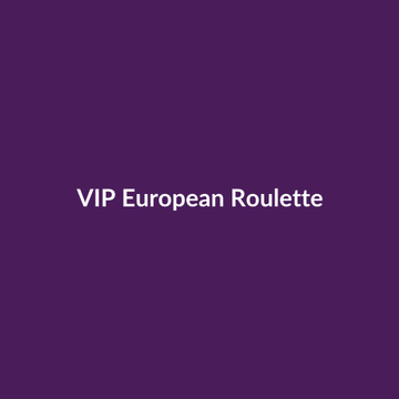 VIP European Roulette